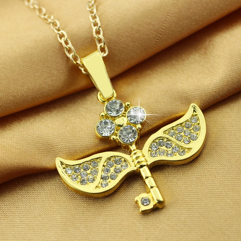 Себе ювелирные изделия Хогвартс Золото Золотой снитч Ожерелья и Подвески Полный