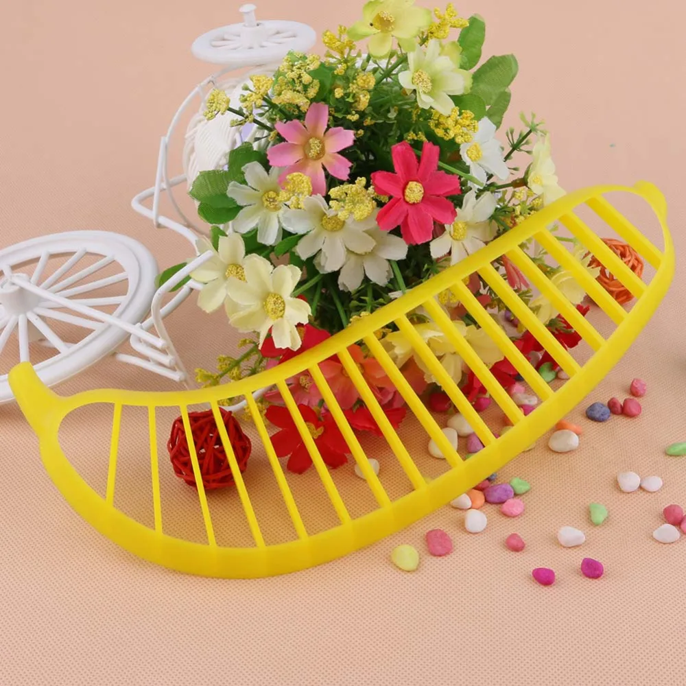 Банан Slicer Cutter Чоппер Фруктовый Салат Овощной Овощечистка Кухня инструмент