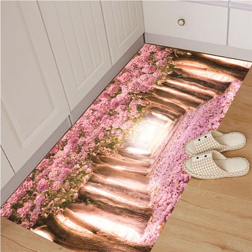 3d Наклейка на стену для гостиной ванной комнаты кухни коврик пола наклейка