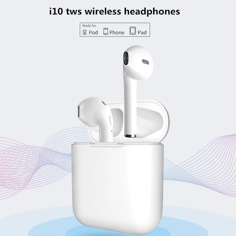 ICAUKY i10 tws настоящие беспроводные наушники Bluetooth 5 0 Handsfree Bass гарнитуры мини
