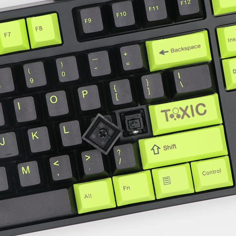 BGKP txic Ethermal Dye сублимационные шрифты PBT keycap для механической клавиатуры 61/64/68/84/87/104