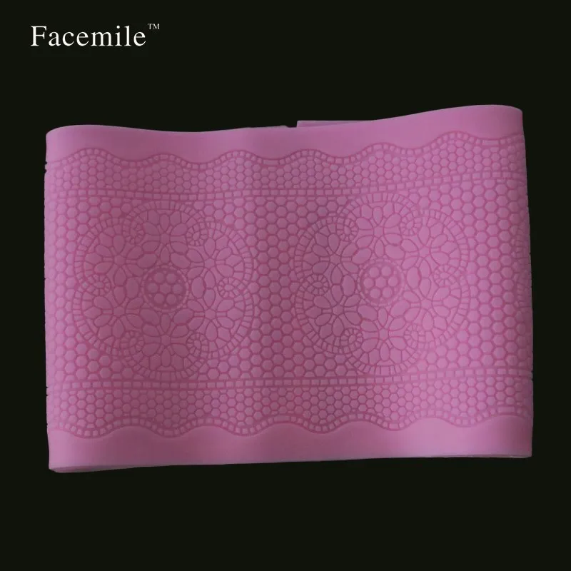 Высококачественная кружевная силиконовая кухонная форма для самостоятельной