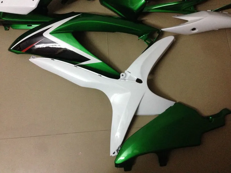 Литьевая форма обтекатель комплект для SUZUKI GSXR600 750 K8 08 09 GSXR 600 GSXR750 2008 2009 ABS зеленый