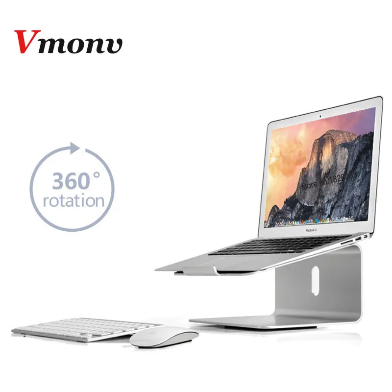 Регулируемая охлаждающая подставка для ноутбука из алюминиевого сплава с