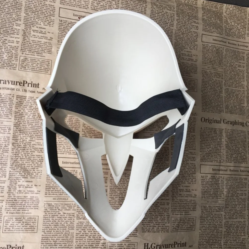 Маска жнец Overwatch OW Габриэль зеркальный шлем из смолы пластиковые подарки для