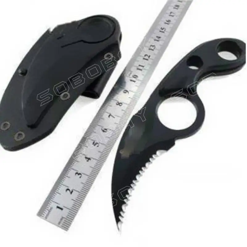 Нержавеющая Сталь Коготь karambit с Оболочкой Мини Карманный Нож Ferramentas Faca