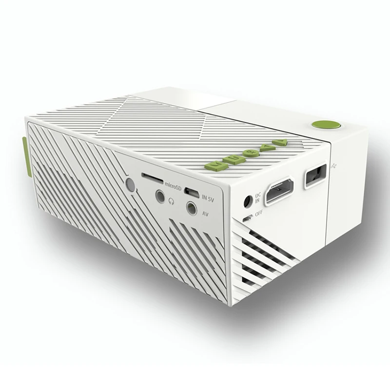 Gigxon G19 плюс Мини проектор видеопроектор карманный проектор LED 320*240 USB/SD/AV/HDMI для ТВ коробка игровой ноутбук PC слот для карт памяти