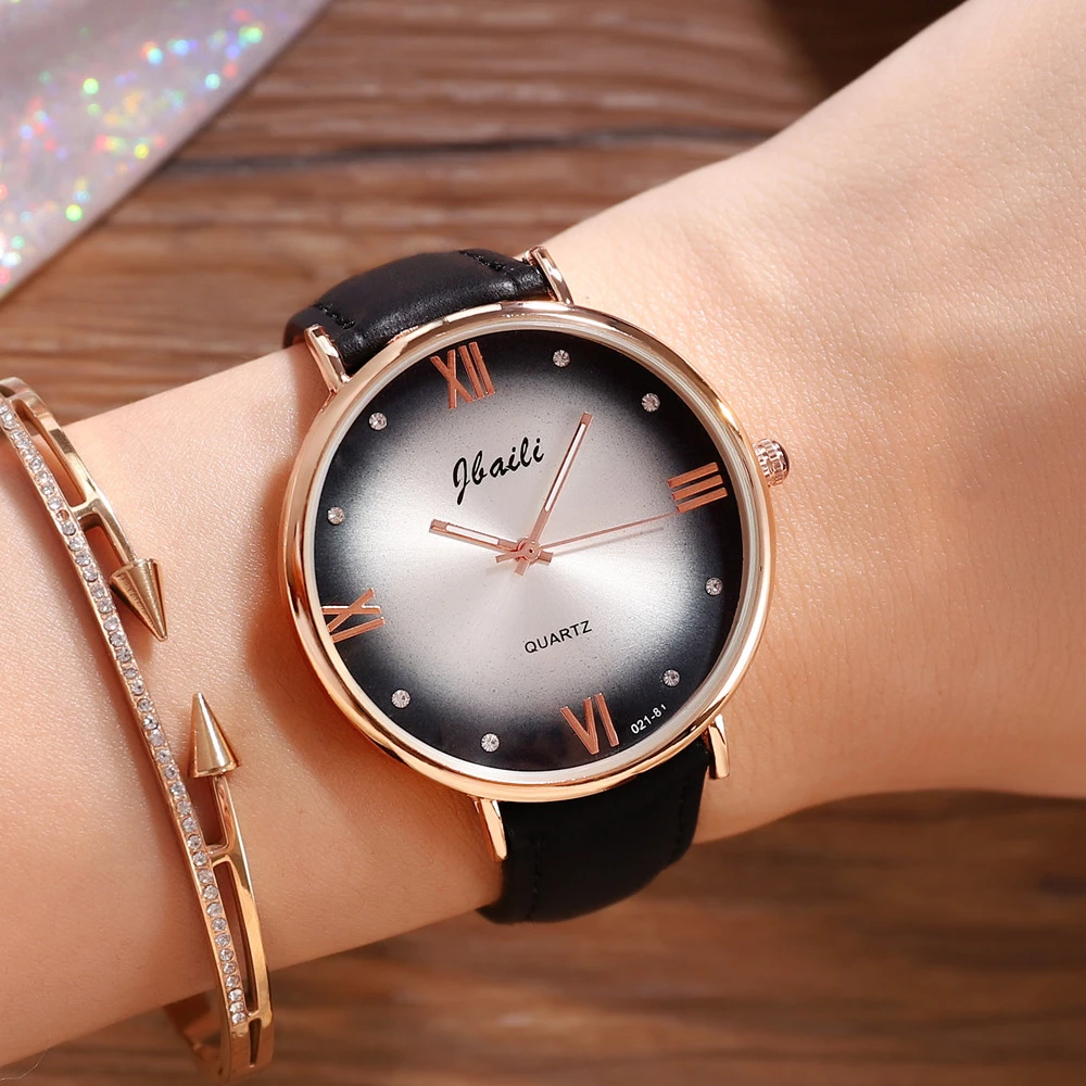 

2021 New Fashion Womens Watches Top Brand Luxury Quartz Movement Simple Watch For Women Business Clock Female Gifts Reloj Mujer