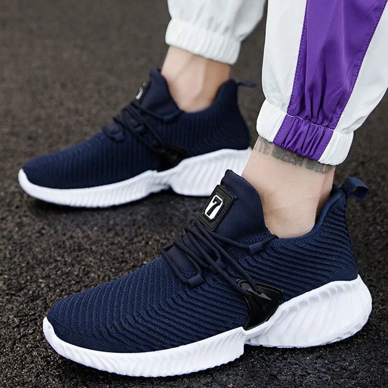 SUROM мужская легкая обувь для бега дышащая спортивная с низким берцем мужчин