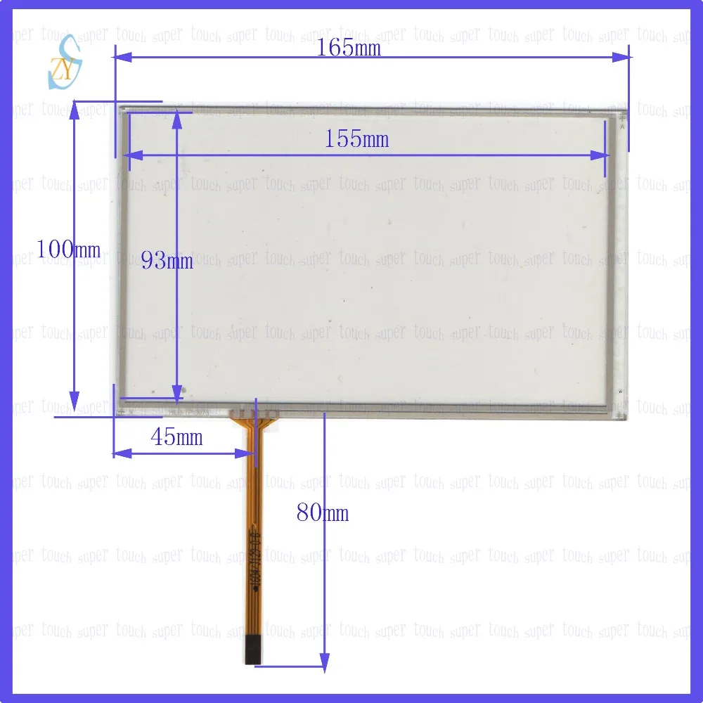 ZhiYuSun 165 мм * 100 фотография 7-дюймовый сенсорный экран стекло резистивная USB