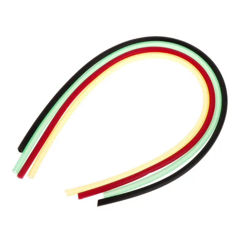 10 шт./компл. рыболовная трубка резиновая лента поворотный крючок