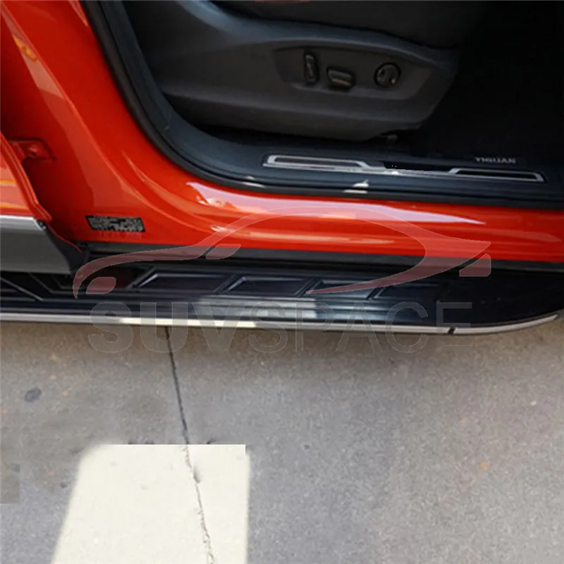 Алюминиевая подходящая для Volkswagen VW Tiguan L LWB 2017 2018 длинное Основание колеса боковая