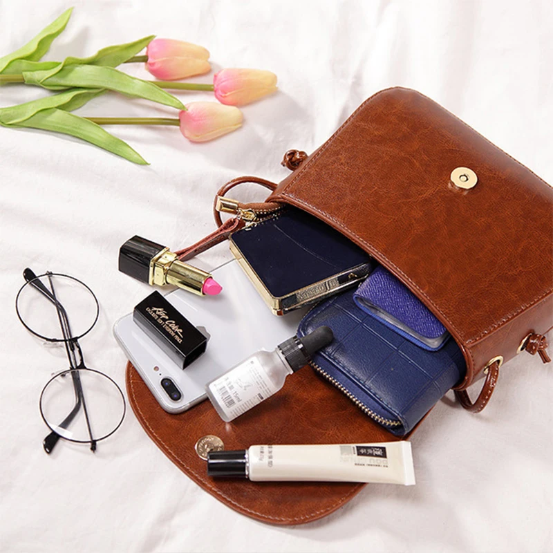 Маленькие однотонные сумки на плечо для женщин дамские Роскошные Миниатюрные