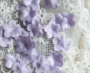 light purple Розовый Шифоновый цветочный слоеный материал цветок DIY принадлежности ткань цветок - Цвет: light purple