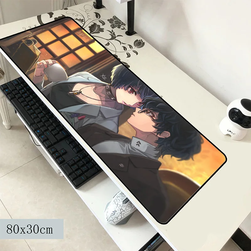 Persona 5 Коврик для мыши 800x300x2 мм коврики настольный компьютерный Коврик Для Мыши игровые аксессуары Аниме большие игровые коврики и чехлы игры pc gamer