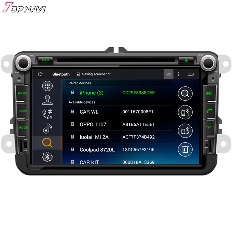Topnavi 8 ''четырехъядерный Android 6 0 Автомобильный DVD плеер для SKODA OCTAVIA II/OCTAVIA