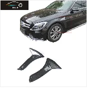 W205 углеродного волокна заднего бампера сплиттеры диффузор для Benz W205 C180 C200 C250 седан стандарт 2015UP спойлер автомобиля