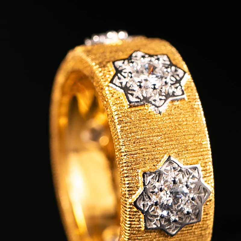 925 Silver Zircon Ring Bar Jewelry for Women European Court style vintage | Украшения и аксессуары