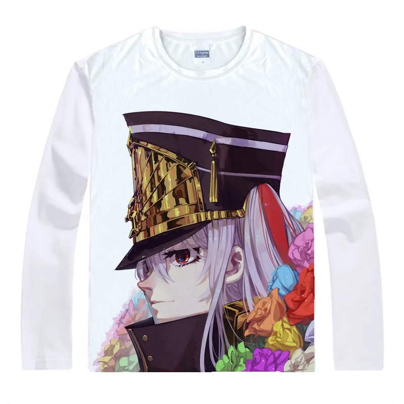Футболка Coolprint с рисунком аниме Re: Creator футболки длинным рукавом Altair военная