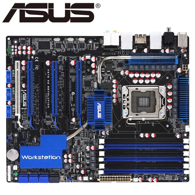 Asus P6T6 WS Revolution настольная материнская плата X58 Socket LGA 1366 i7 Extreme DDR3 24G ATX UEFI BIOS оригинальная материнская плата в продаже