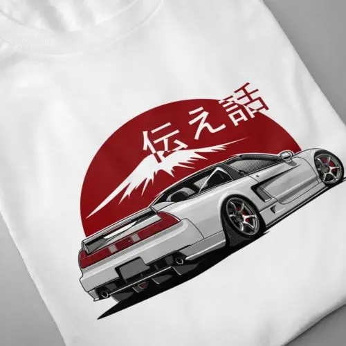 Модная уличная одежда мужская футболка JDM Car 2018 стильная с уникальным дизайном