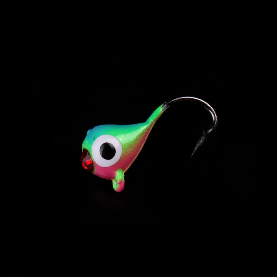 WALK FISH, 6 шт./лот, приманка для подледной рыбалки, новинка, металлическая приманка, блесна Айс джиг, 6 цветов, 15 мм/1 г, мини-свинцовый крючок для зимней рыбалки, рыболовные снасти