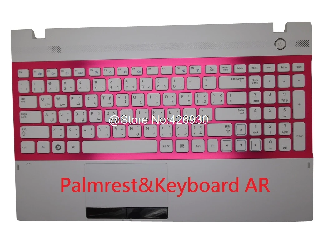Arabia AR Подставка для ноутбука и клавиатура для samsung 300V5A 305V5A английский США Россия RU Arabia AR скандинавский NE Канада CA тачпад чехол - Цвет: Arabia AR
