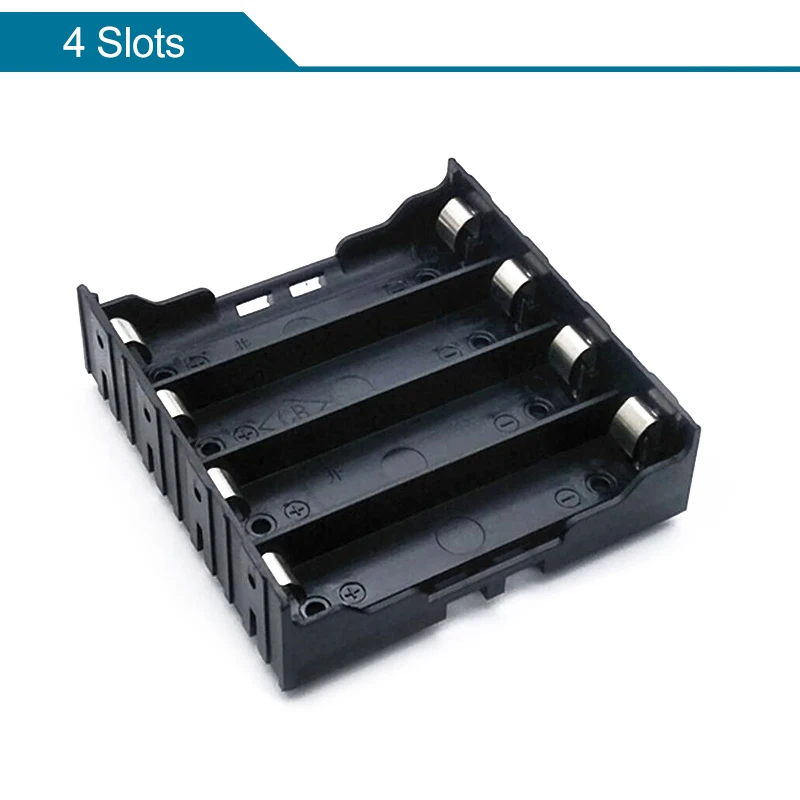 Power Bank Battery Holder Plastic Storage Box Case for 1x 2x 3x 4x 18650 Charger Fast USB 1/2/3/4 Slots | Электроника