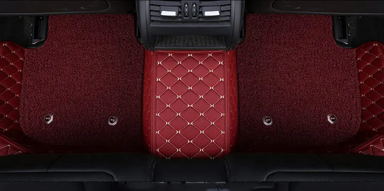 Автомобильный Коврик ковров Земле Коврики для vw golf 4 6 7 Гольф gti mk4 mk5 mk7 Гольф 7 touareg tiguan L