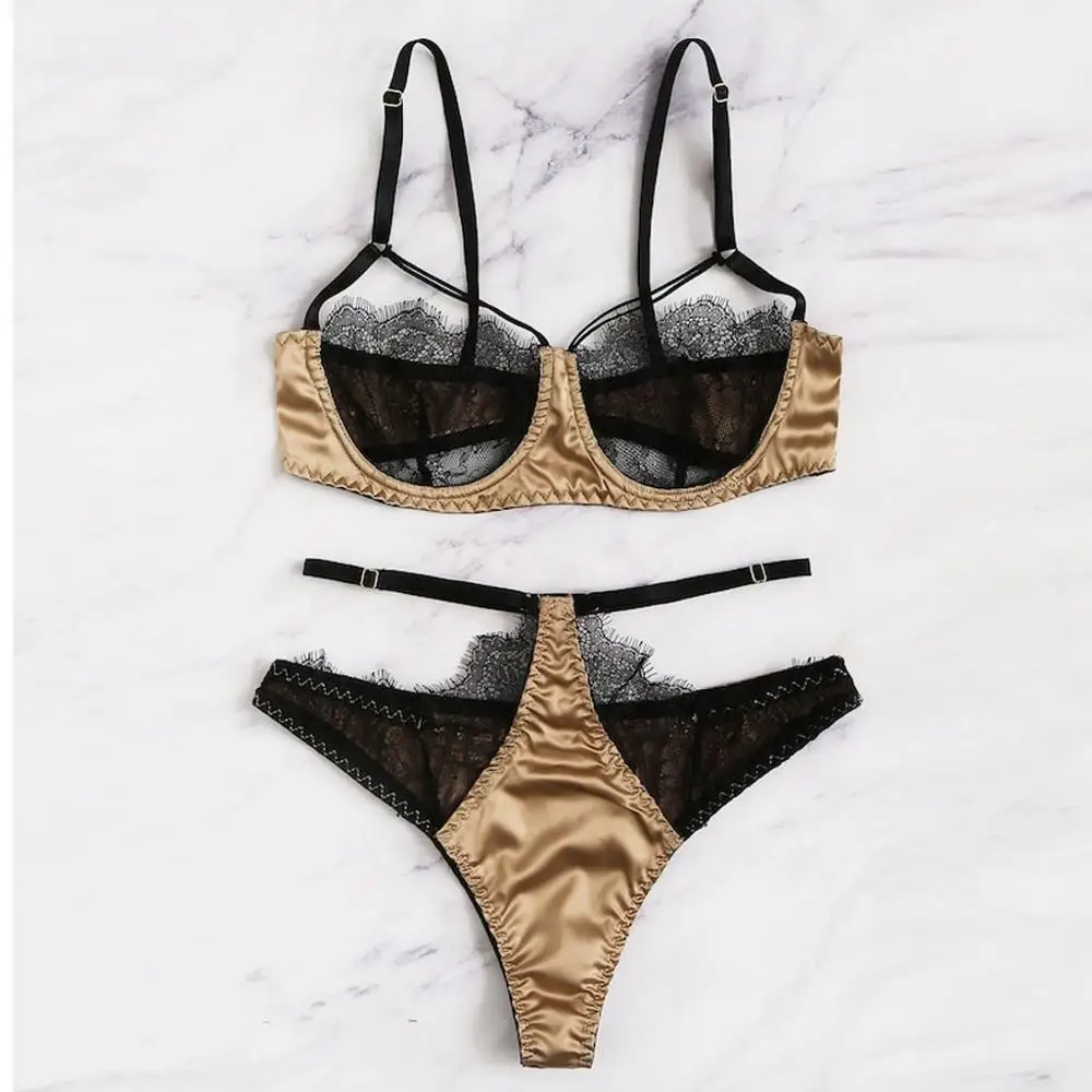 Женское кружевное нижнее белье бюстгальтер пуш-ап из шелка A40 | Тематическая