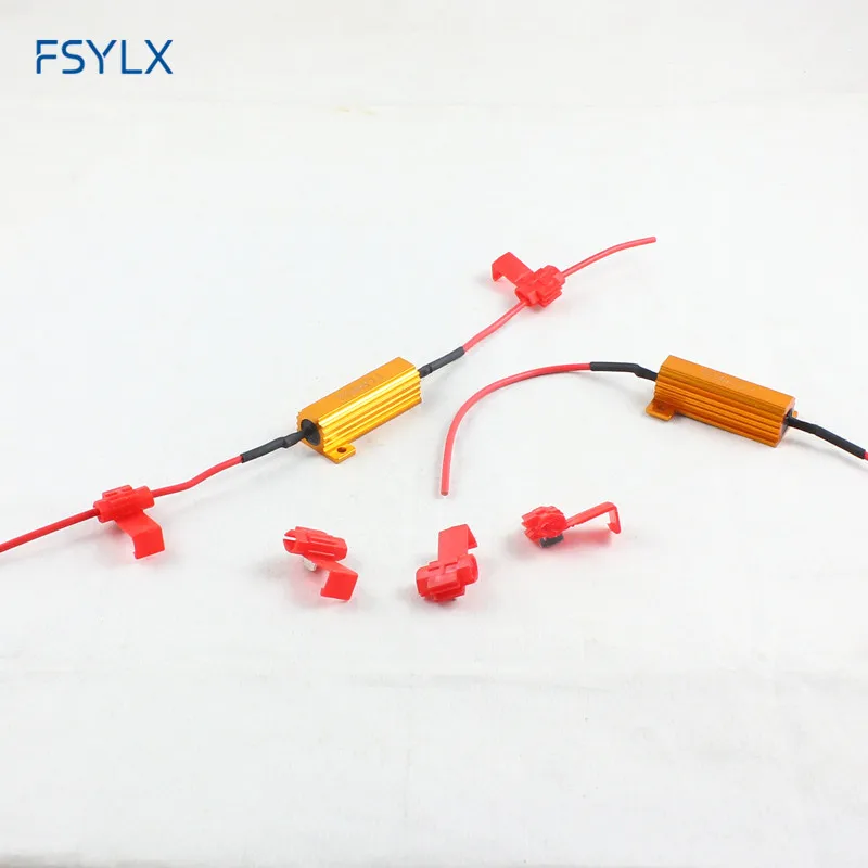 FSYLX автомобильный светильник нагрузочный резистор 50 Вт 6 Ом HID светодиодный