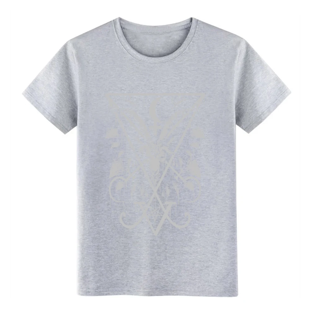 Мужская футболка с коротким рукавом sigil of Lucifer and Baphomet из коллекции 50/50 года S-XXXL