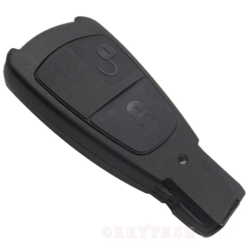 Okeytech старый стиль 3 кнопки дизайн для Benz Mercedes C180 1998-2004 W202 чехол для ключей смарт-карта оболочка без вставки Лезвия