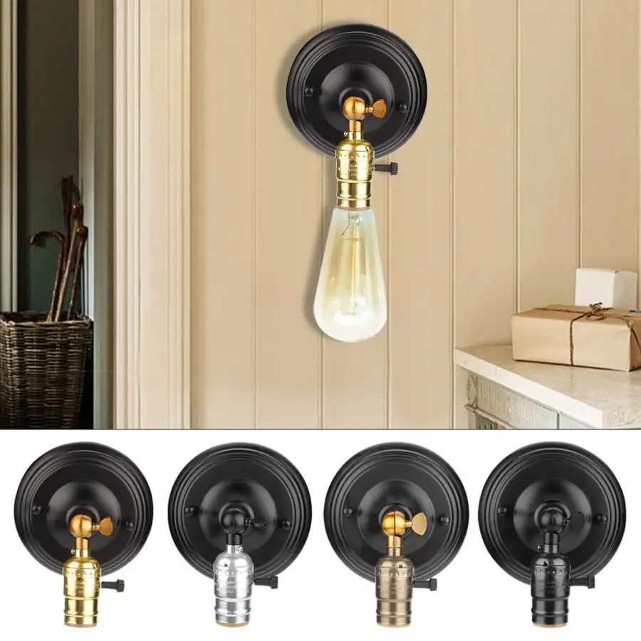 Ветряные колокольчики винтажный металлический настенный светильник в стиле