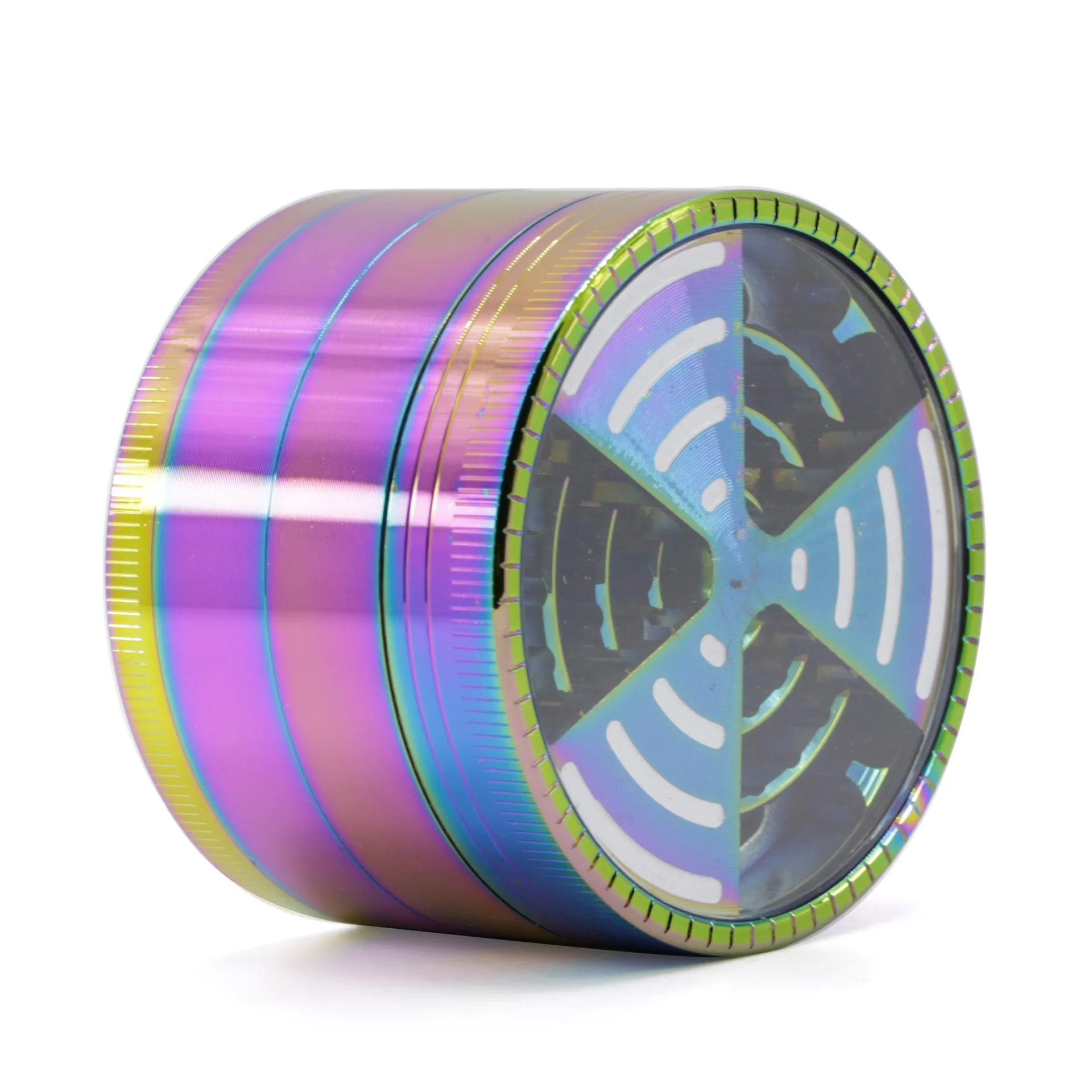 4 слойный измельчитель травы 63 мм из цинкового сплава со льдом и синими специями