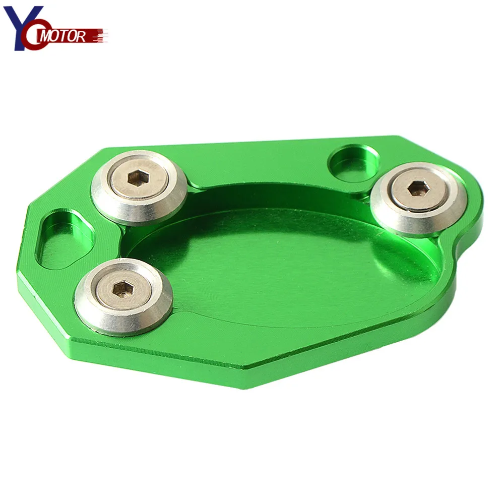 CNC алюминиевая боковая подставка для мотоцикла увеличенная пластина подножка