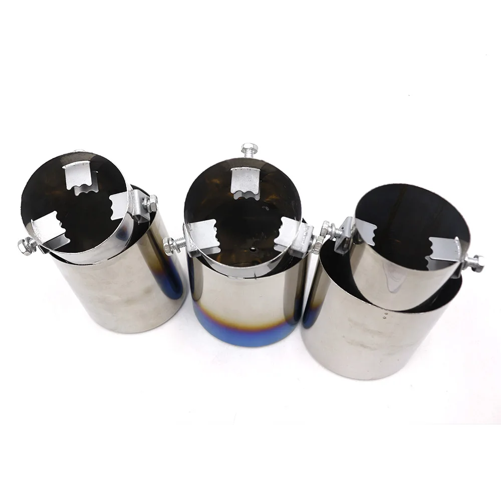 Универсальный автомобильный глушитель прямой/локоть алюминиевая труба