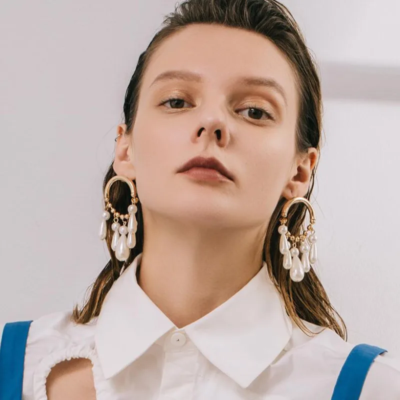 Корейские модные женские серьги подвески со звездами в том же абзаце с