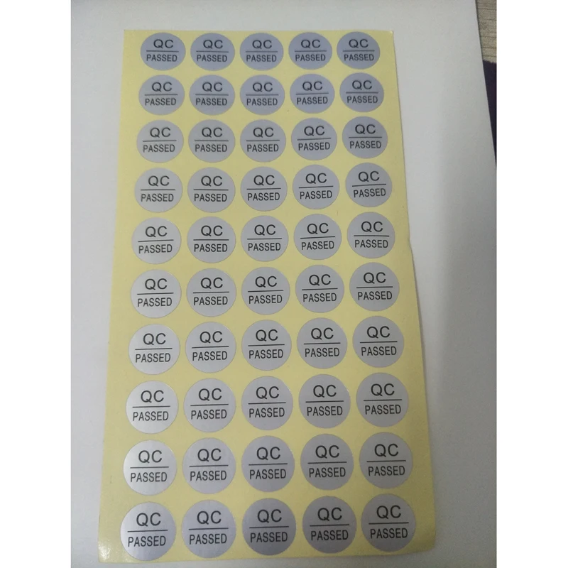 1000 шт. 16 мм серебряные самоклеящиеся этикетки, самоклеящиеся наклейки на заказ. от AliExpress WW