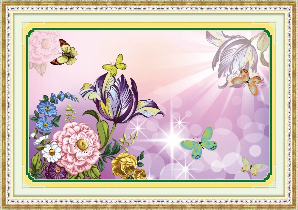 5D diamond square DIY painting paste embroidery stitch series Wudie |