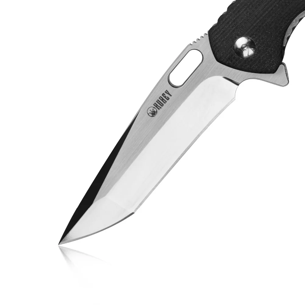KUBEY KU003 тактический складной нож шарикоподшипник D2 лезвие G10 Ручка Открытый Отдых выживания карманные ножи со стальным зажимом