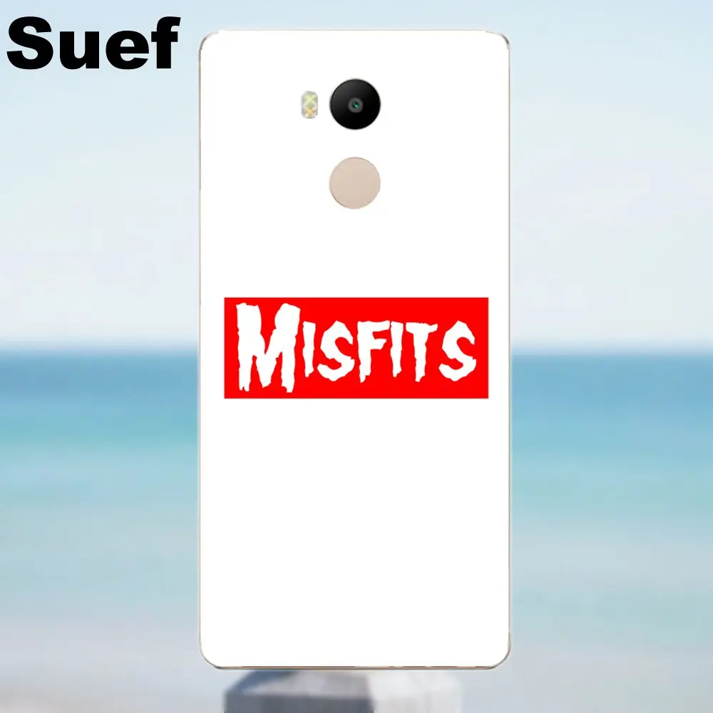 Suef мягкие чехлы для телефонов Misfits Fiend Crazy Skull Xiaomi Redmi 4 3 3S Pro Mi3 Mi4 Mi4i Mi4C Mi5 Mi5S Mi Max Note 2 |
