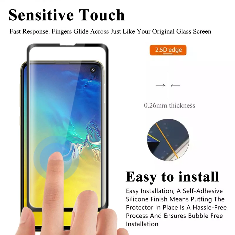 3D Защитное стекло для samsung S10 Plus, Защитная пленка для экрана S10e Lite из закаленного стекла 10e Armor S 10 E, Защитная пленка для экрана S10plus Samsyng 10S