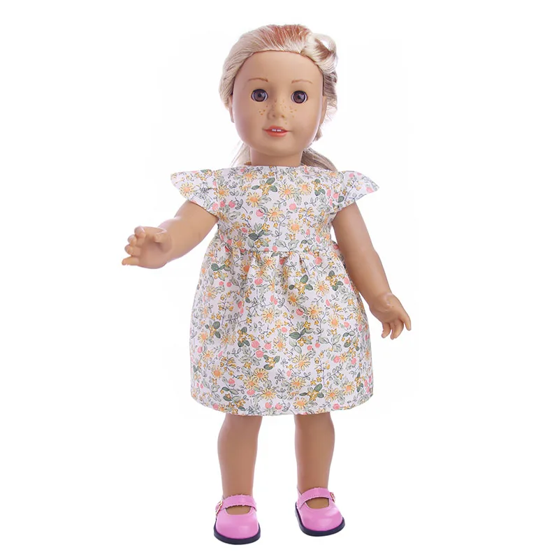 Кукольные Платья маленькие цветочные платье Одежда для кукол одежда