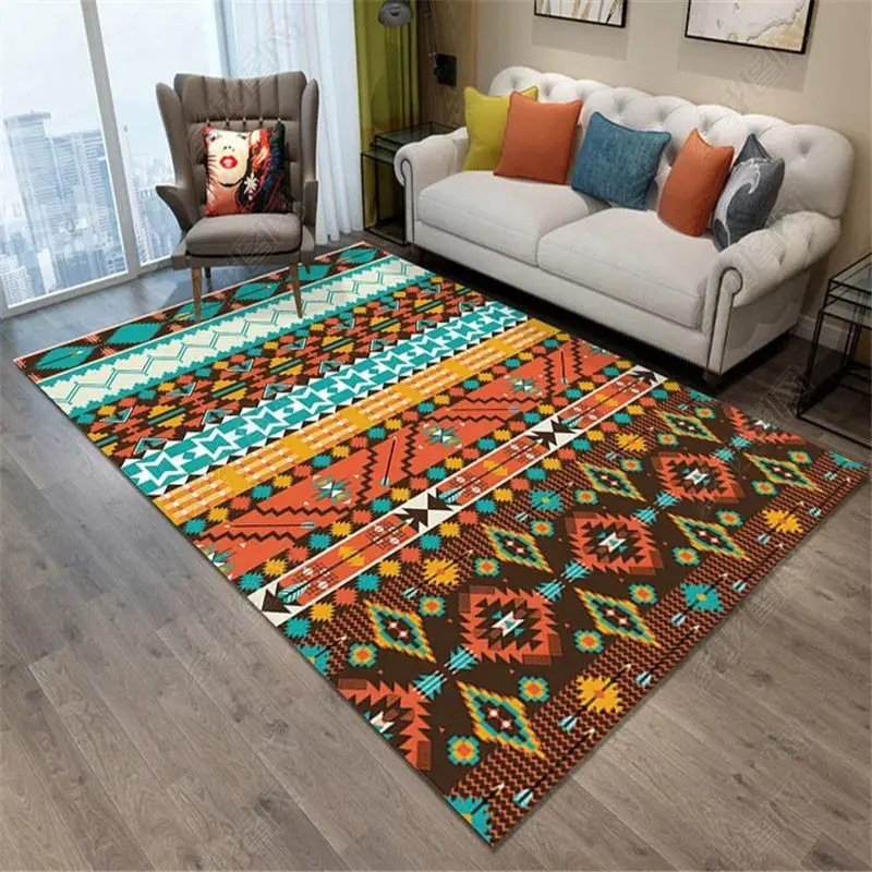 7 Американский стиль, Винтаж, 200x300 см, ковер для гостиной, спальни, Цветочный, для кабинета, большие ковры, ТАПИС, нескользящий, напольный, дверной коврик - Цвет: 7