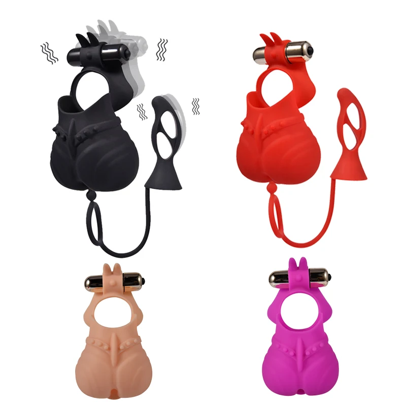 Клетка для пениса Мошонка Вибраторы с вибрационным кольцом стимулятор яичек