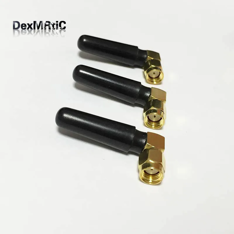 1 шт. 2 4G Wi Fi антенна 2dbi с RP SMA разъем сигнала Улучшенный правый угол Bluetooth Новая
