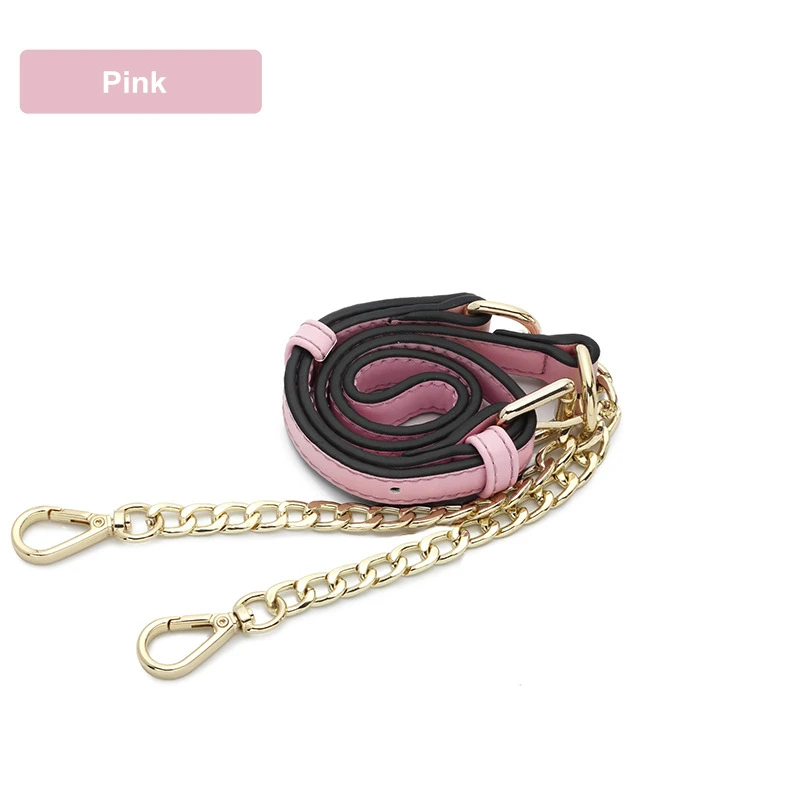Pink LostSoul, модные Наплечные ремни для сумок, сумка-мессенджер, аксессуары, кожаная цепочка, оборудование, роскошная сумка, ремень, аксессуары для замены - Цвет: Pink