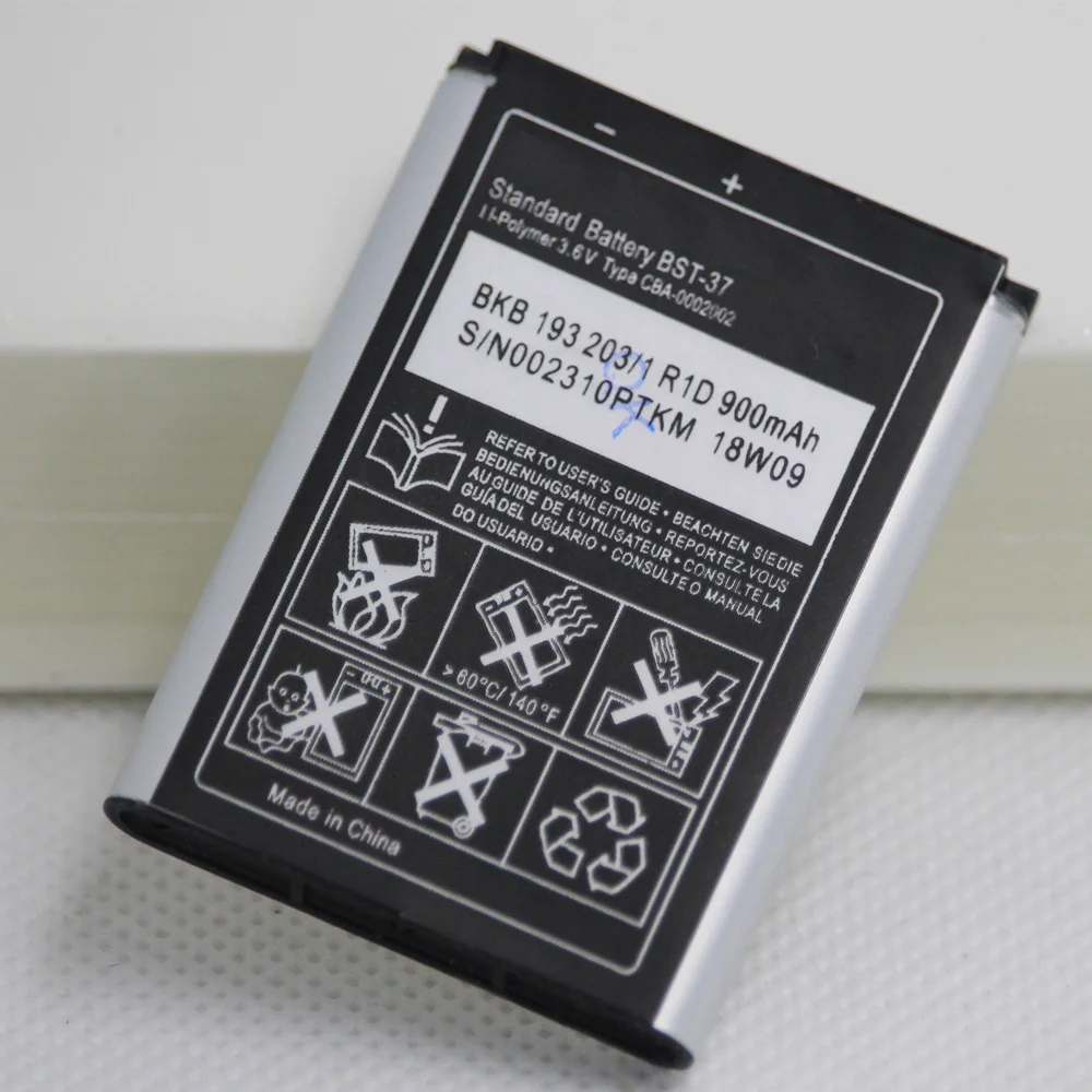 10 шт./лот 900 мАч аккумулятор для телефона Sony Ericsson J100i K200i T280i K610i W700 W710C D750i K750C W350 W800i