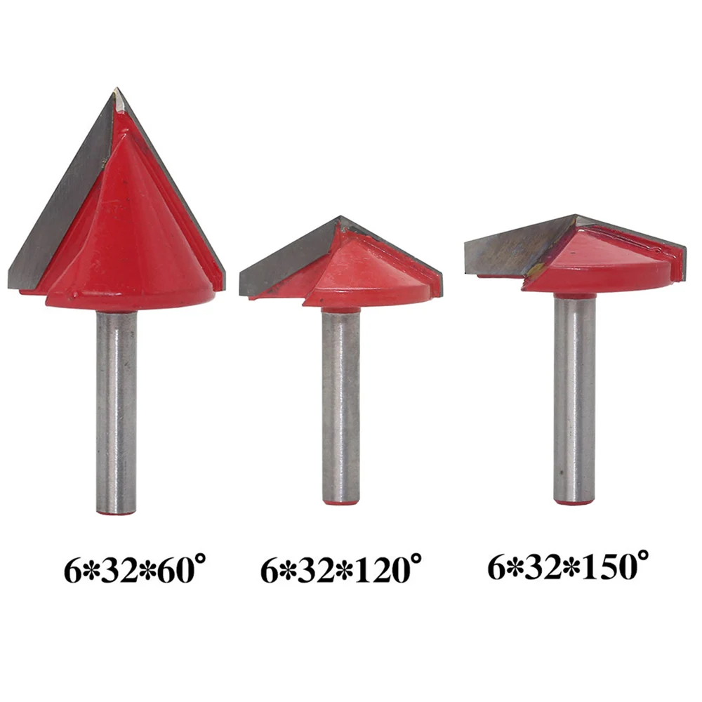 1/4 дюйма хвостовик 60/90/120 градусов CNC карбида сплава фреза 3D V D4|Фреза| |